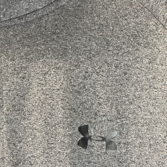 Under Armour Pullover Adult 2XL Grey HeatGear 1/4 Zip Loose Fit Logo Athleisure - Picture 3 of 12